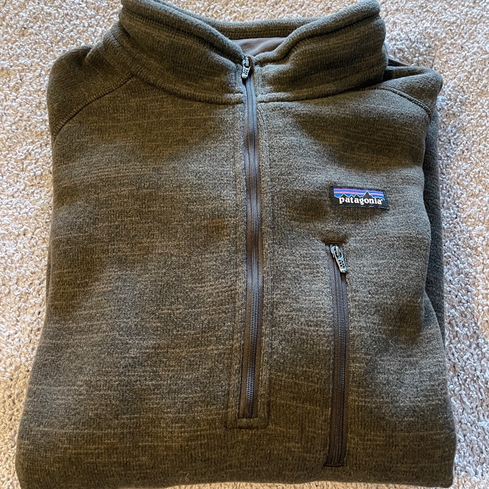 Patagonia Men's Better Sweater XL quarter zip. Excellent condition.